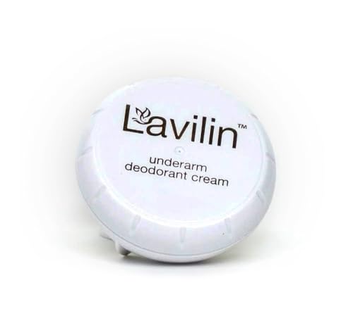 Lavilin Underarm Deodorant Cream application closeup shows creamy texture for smooth coverage.