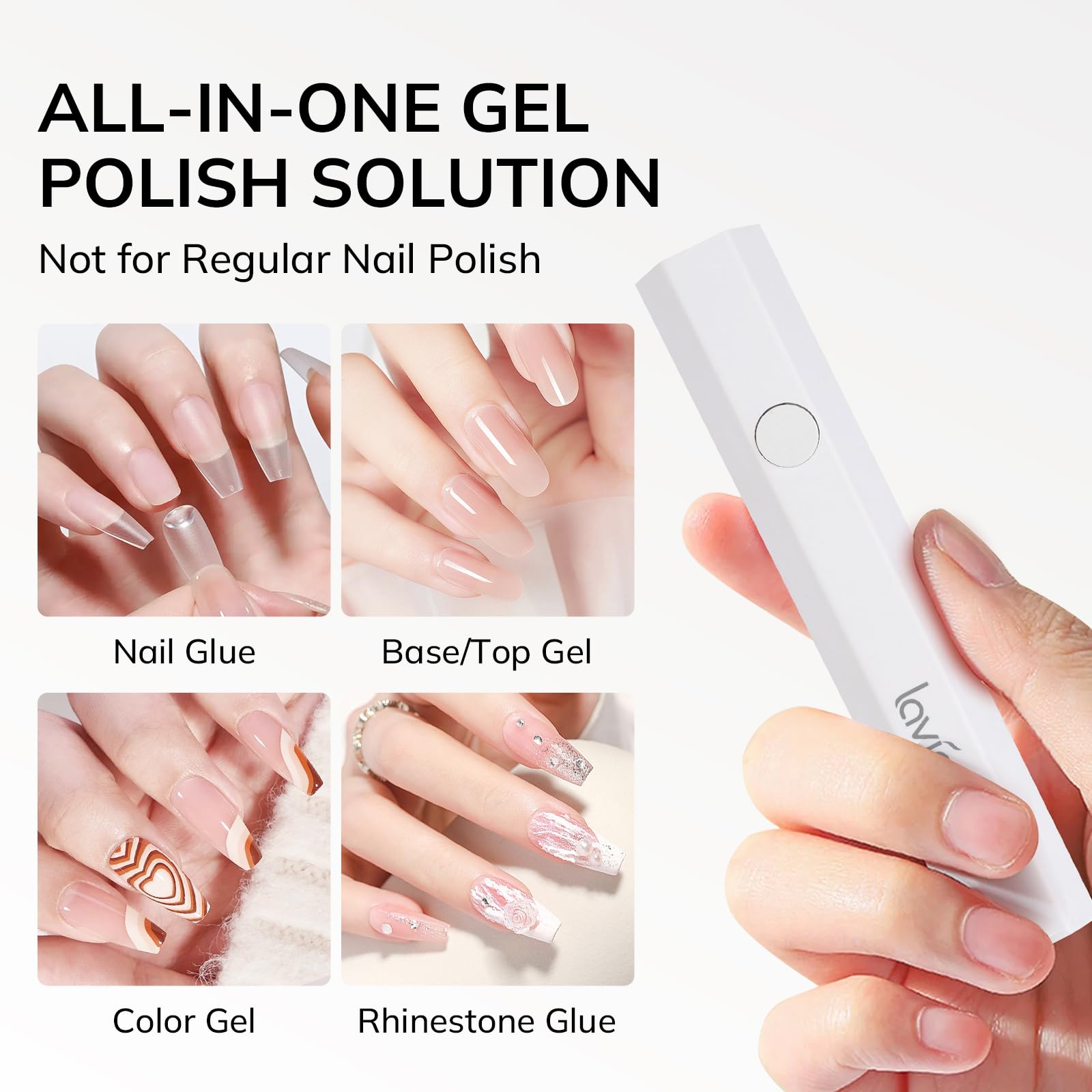 Lavinda 20s and 60s cure modes offer flexible timing for gels and resins.
