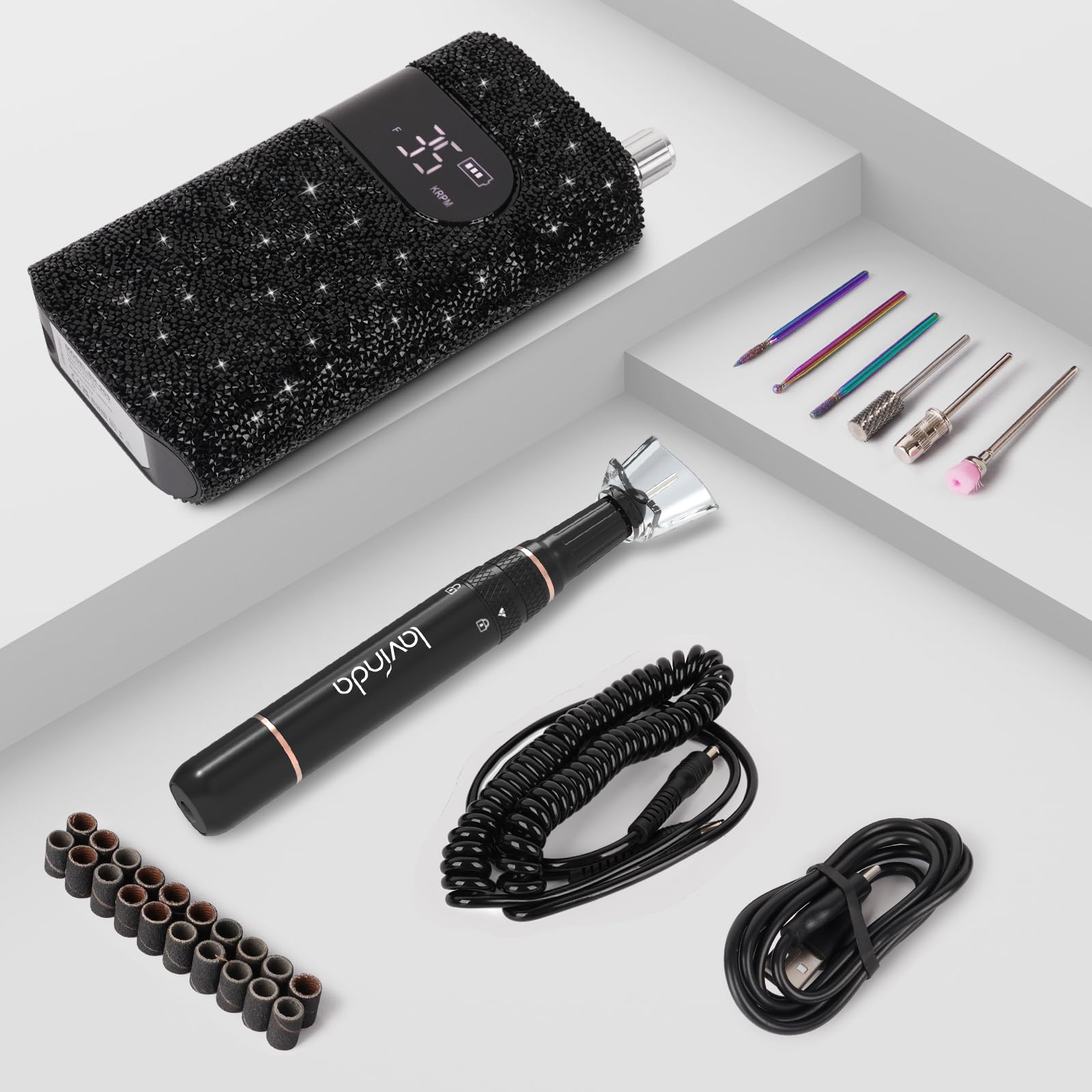 Lavinda nail drill with satisfaction-service signals reliable customer support