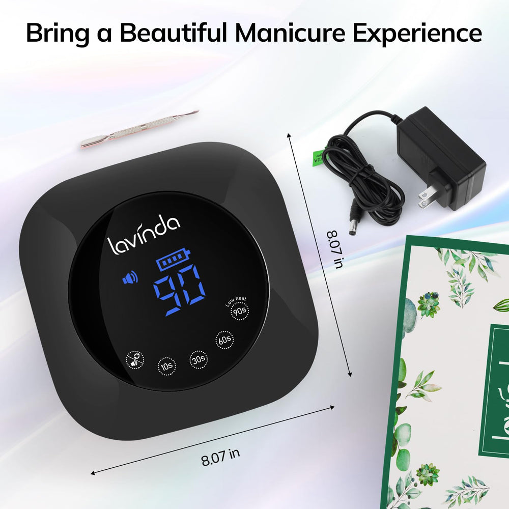 Lavinda UV Nail Lamp ideal for salon or home use with auto sensor