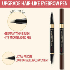 LAVONE clear eyebrow gel provides all-day hold to set brows.
