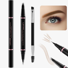 LAVONE eyebrow-pomade-soft-brown swatch delivers long-lasting fill for defined brows.