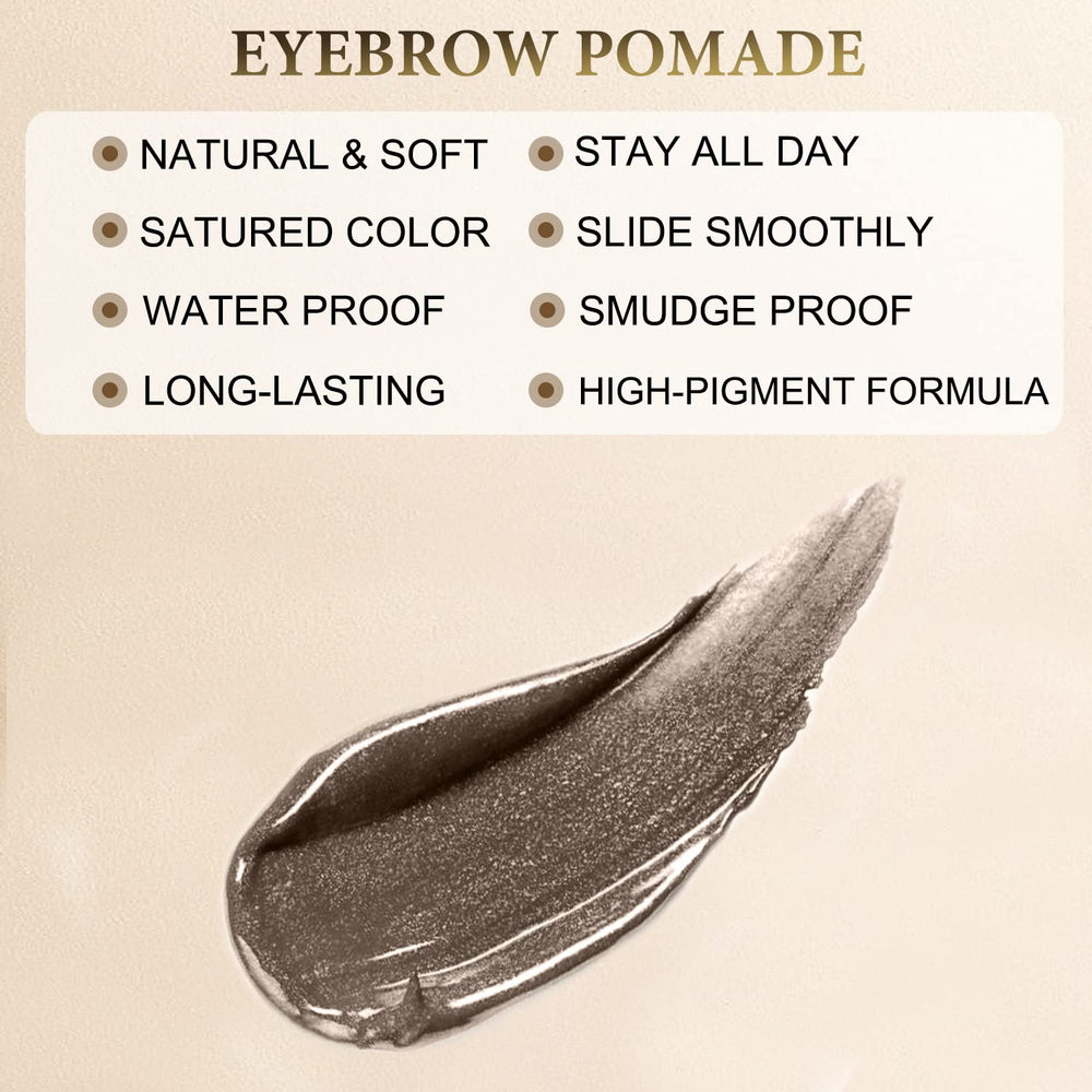 Estuche compacto del kit de cejas LAVONE para llevar retoques