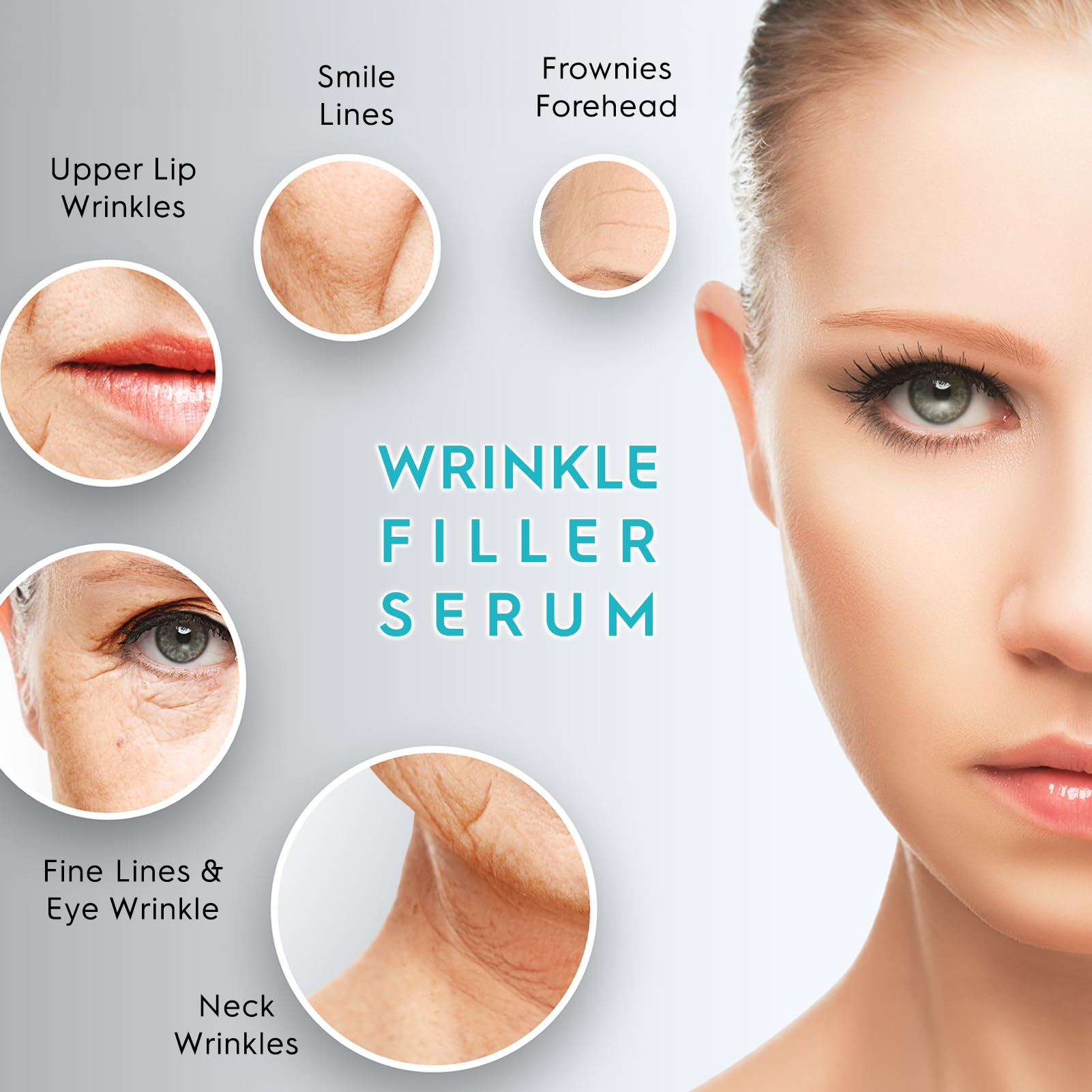 Lavtek Rapid Anti-Aging Serum application on face demonstrates instant lifting feel