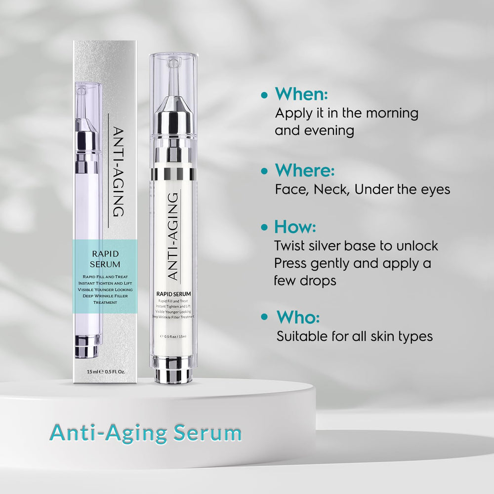 Lavtek Rapid Anti-Aging Serum neck and décolletage view suggesting tightening effects