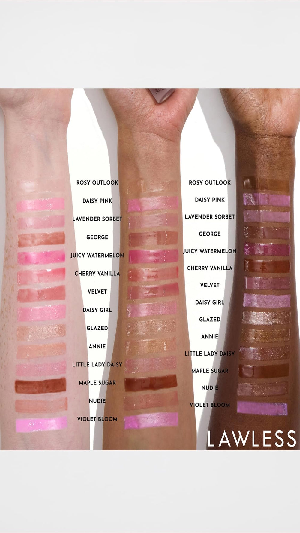 Lawless Forget the Filler Daisy Pink packaging closeup for premium look