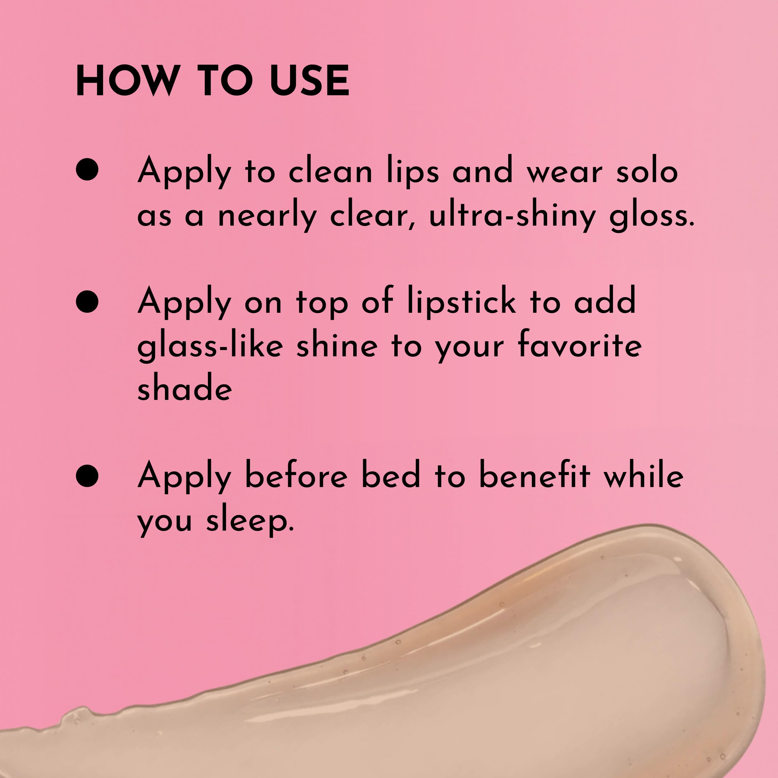 Lawless Forget the Filler glazed ingredients-closeup underscores MAXI-LIP peptide and shea butter for care.