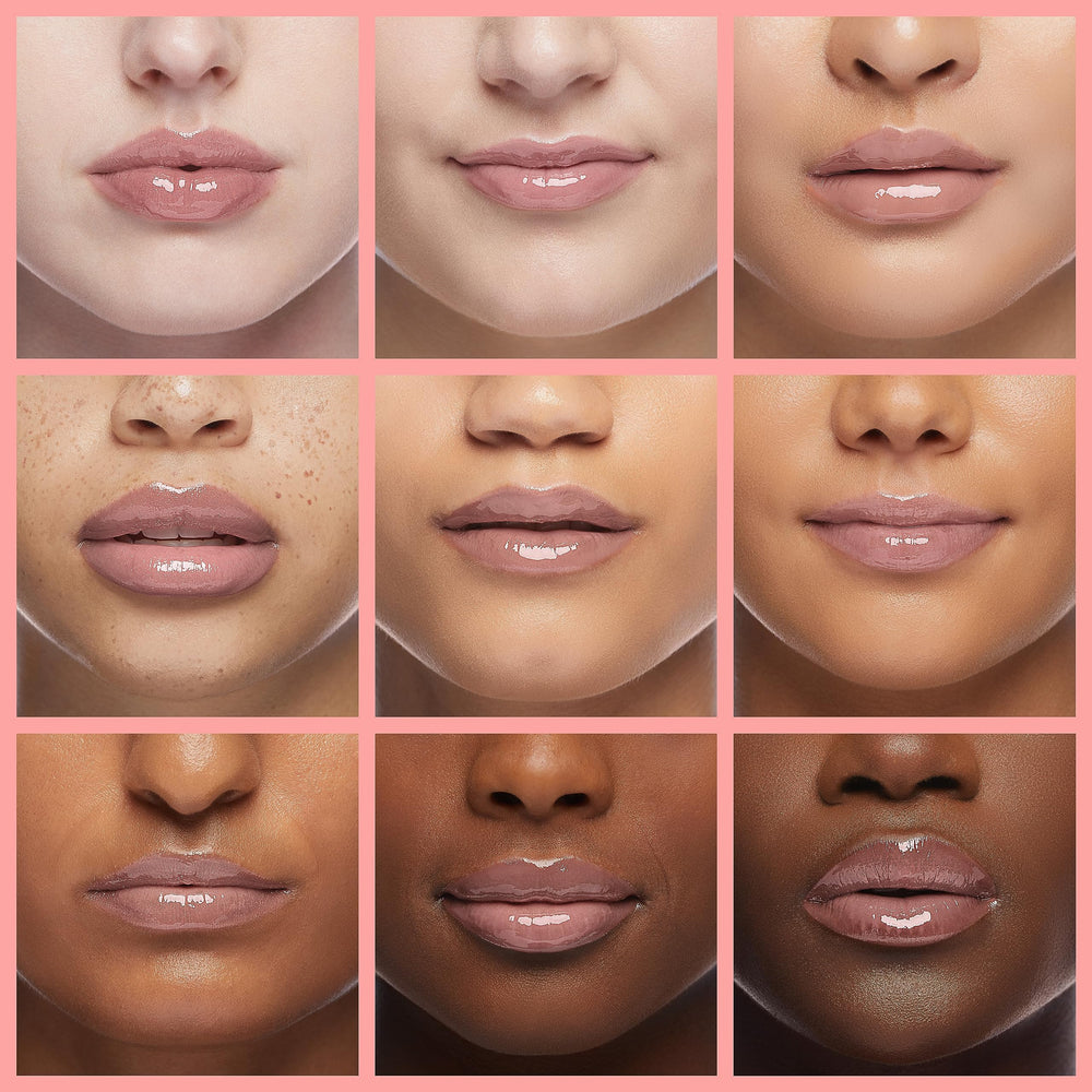 Lawless Forget the Filler gloss on lips highlights line-smoothing and definition