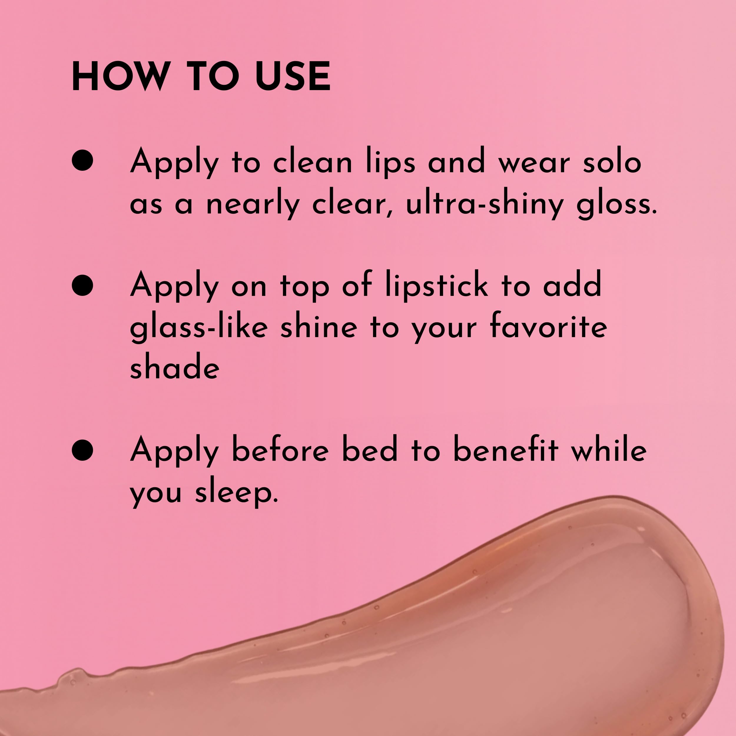 Lawless Forget The Filler gloss Nudie pink night-use shot suggests overnight hydration