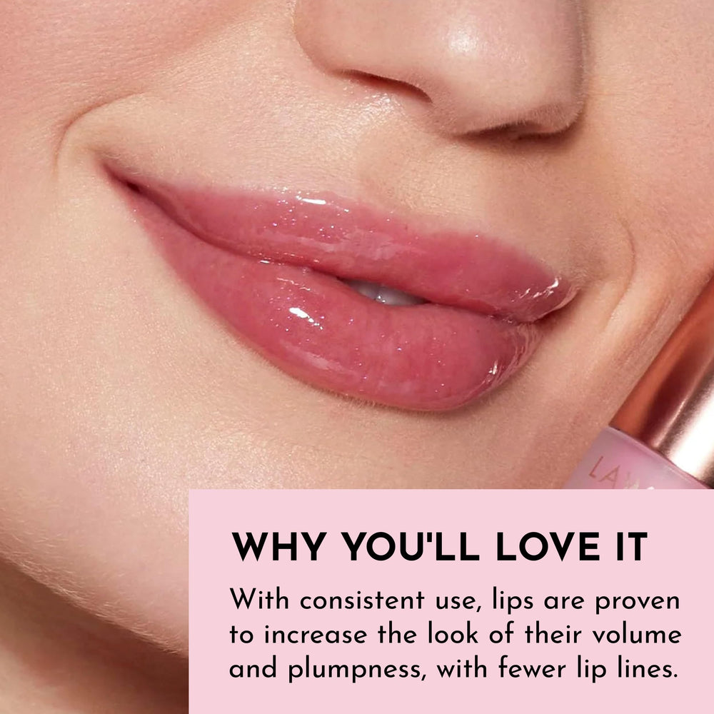 LAWLESS Forget The Filler gloss worn solo for hydrating shine and easy wear.