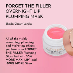 LAWLESS Forget the Filler Lip Mask jar closeup highlighting rich texture and soothing care