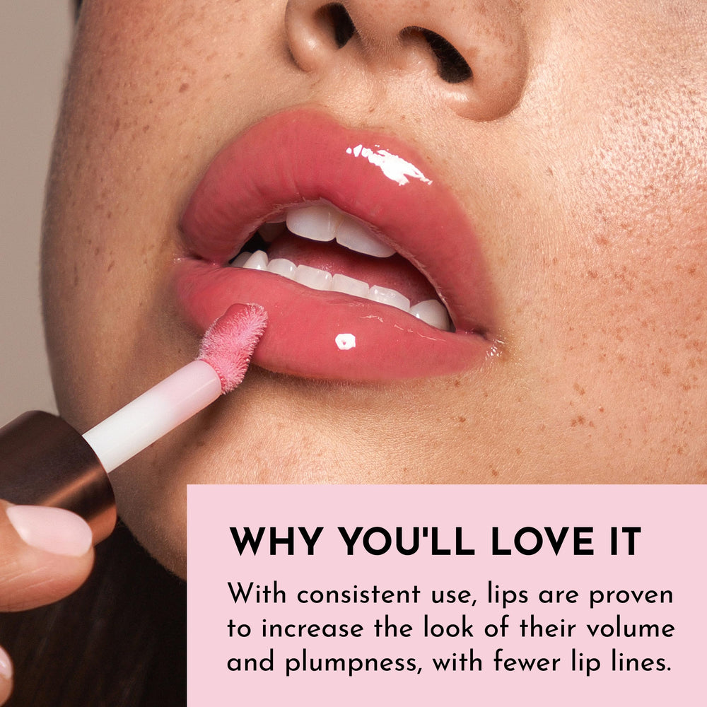 Lawless Shea Butter and Rosehip Oil imagery conveys hydration and soft lips.