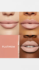 Lawless Forget the Filler platinum-pink swatch on skin demonstrates wearable day-to-night shade.