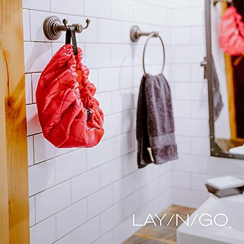 Lay-n-Go Cosmo bag easy-clean surface stays ready between uses.