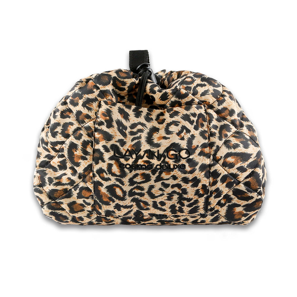 Lay-n-Go Cosmo leopard-pattern features stylish carry design for everyday use.
