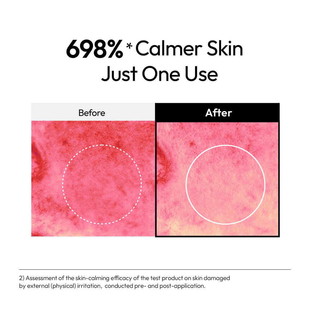 LAYERLAB Barrier Boost Serum drop on hand showing concentrated formula