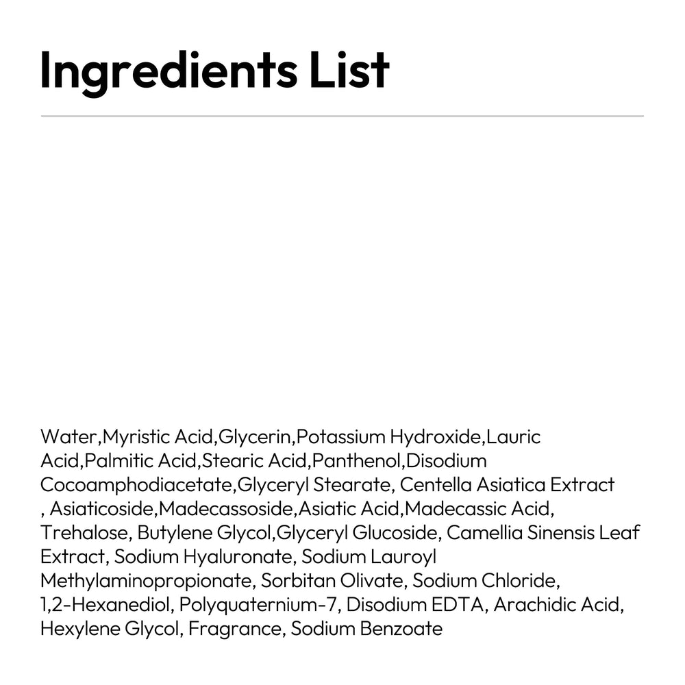 LayerLAB Korean Face Wash daily-use concept for oily skin routine.