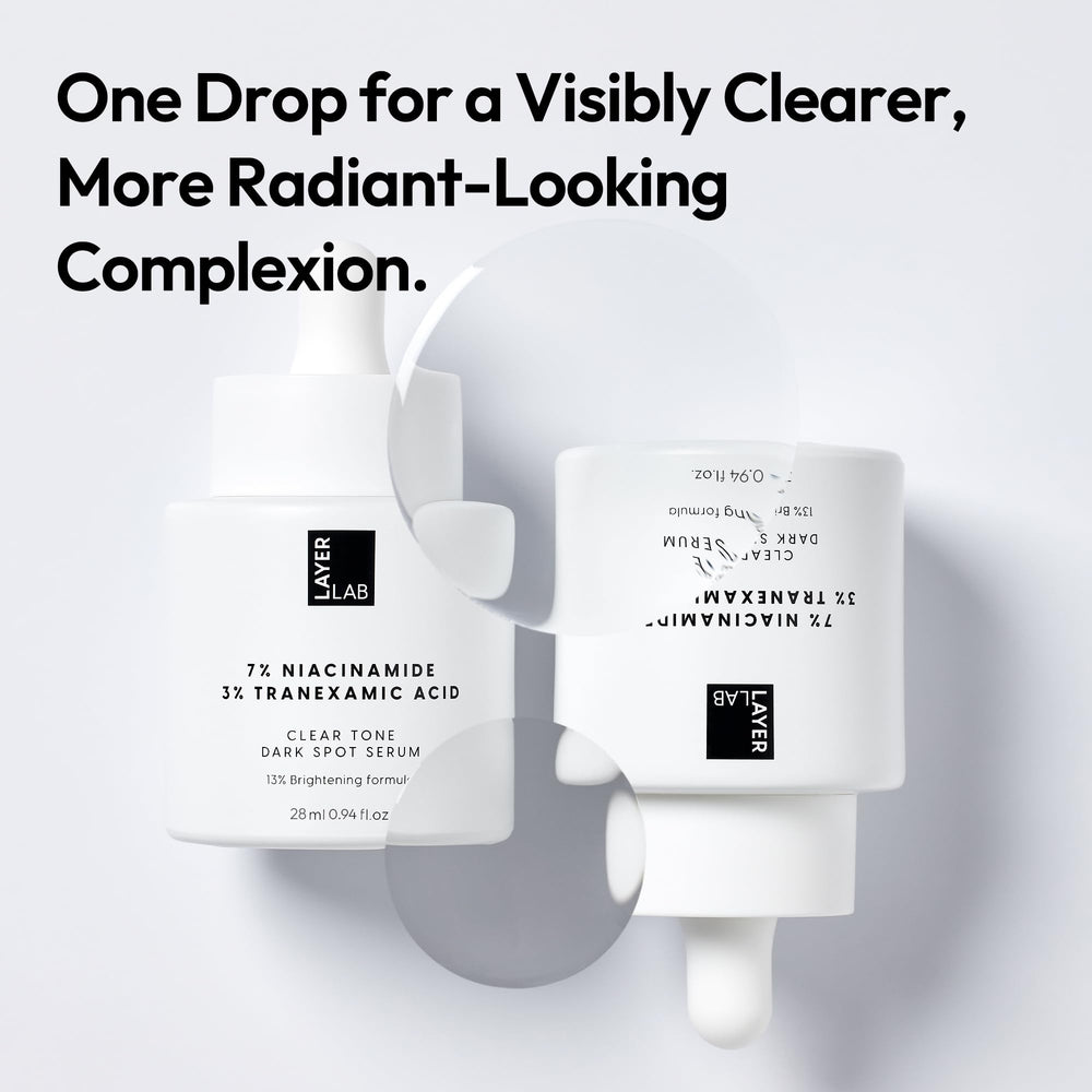 LayerLab serum liquid texture seen as lightweight and non-sticky