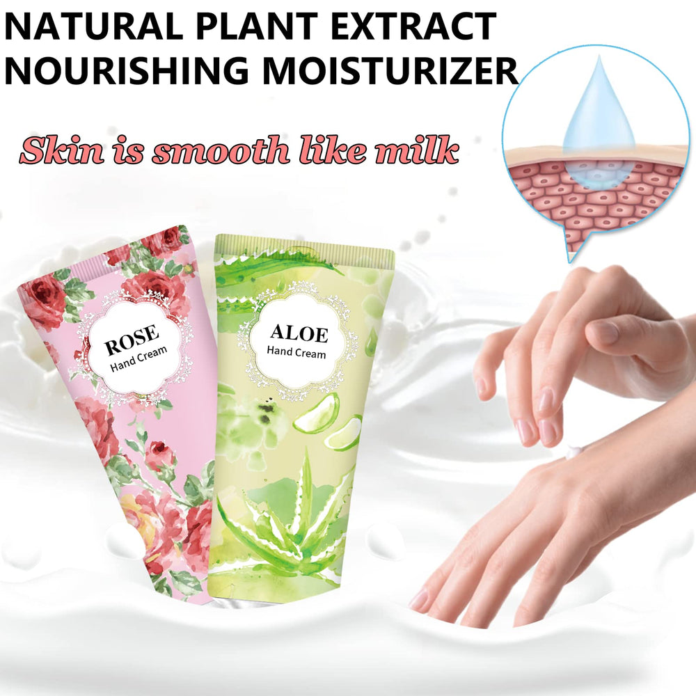 Layhomo hand cream travel size tubes close-up for on-the-go hydration.