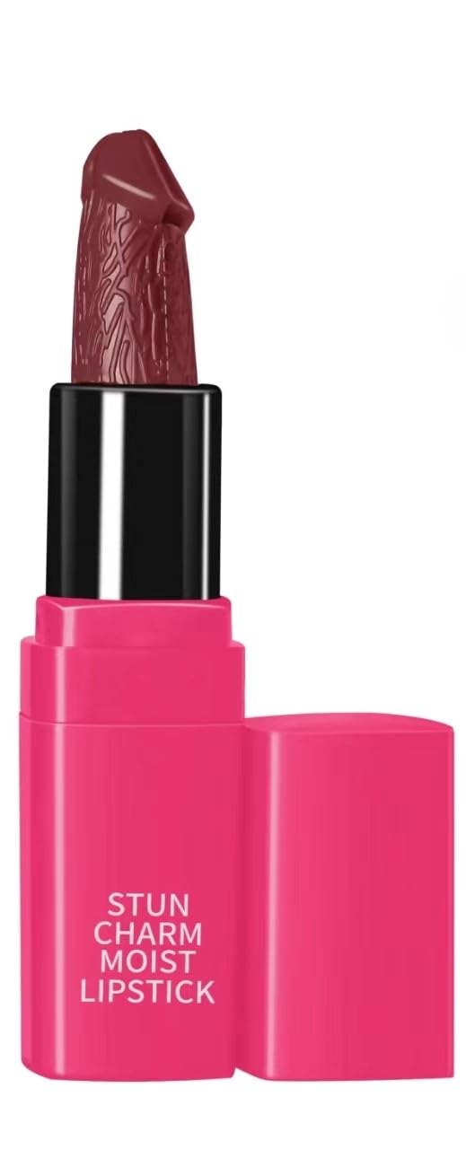 Laymoon funny lipstick gag with mushroom shape, a playful stocking stuffer idea