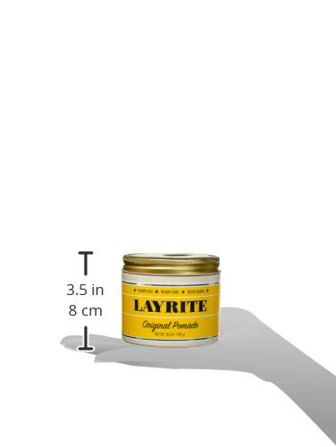 Layrite Original Pomade close-up highlighting vanilla fragrance for daily grooming.