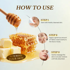 Lazibudgha natural-ingredients-dairy-beef-tallow-almond-olive-oil highlights premium, cold-pressed extracts.