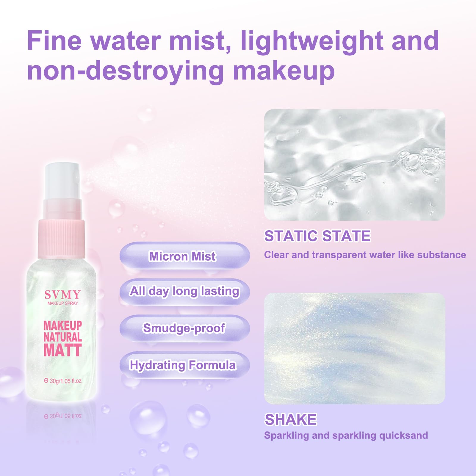 LAZORA foundation-base set helps even skin tone for a clean base.