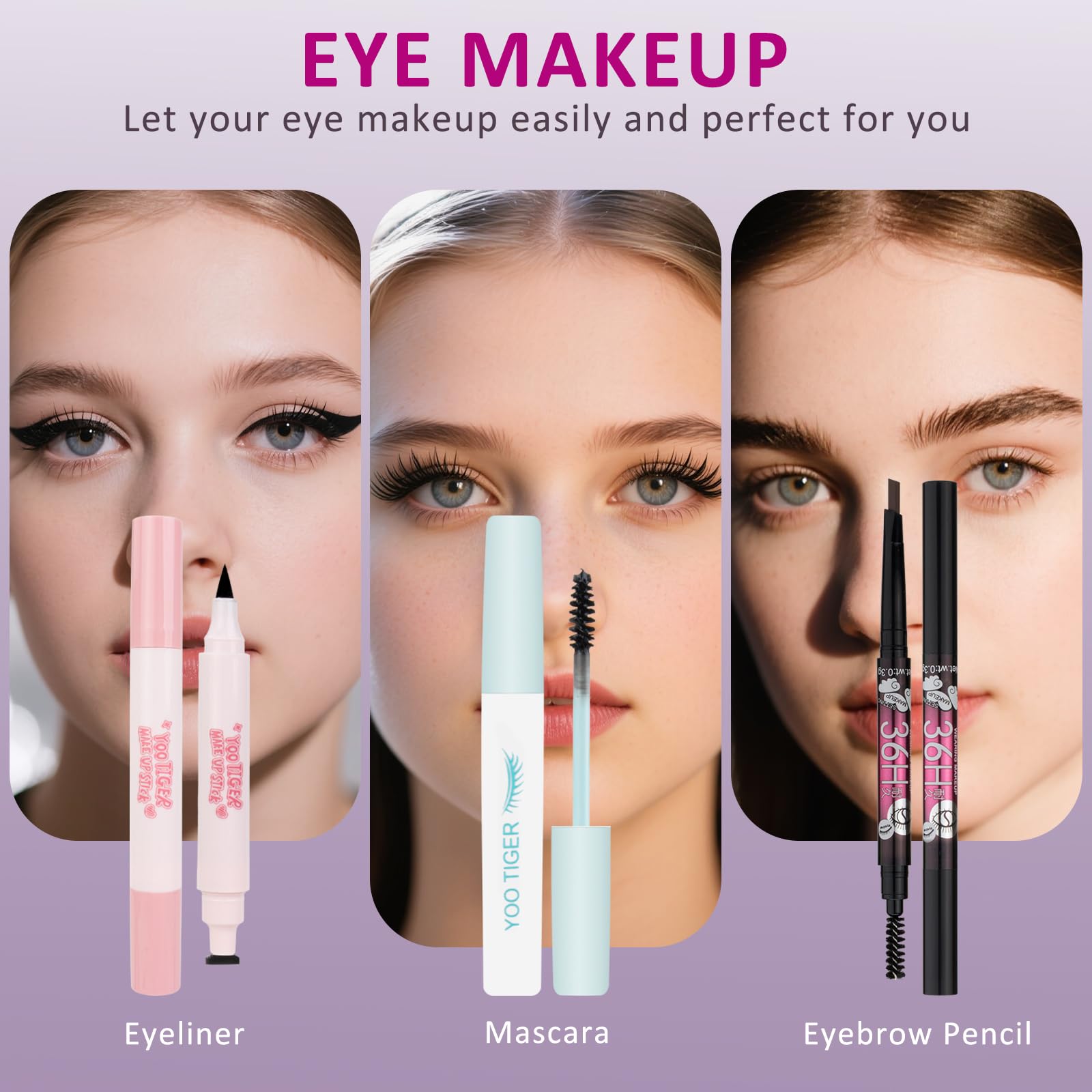 LAZORA eyebrow pencil defines brows for a natural look