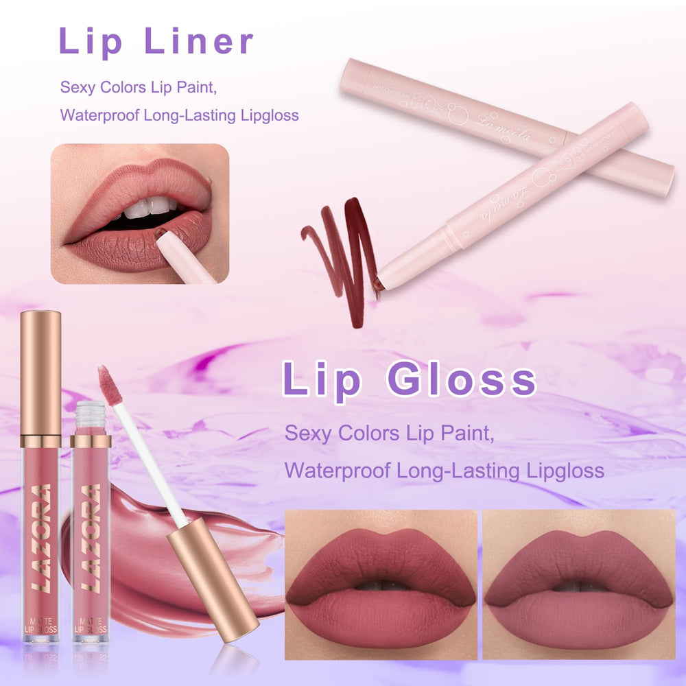 LAZORA setting spray powder combo supports long-lasting makeup looks.