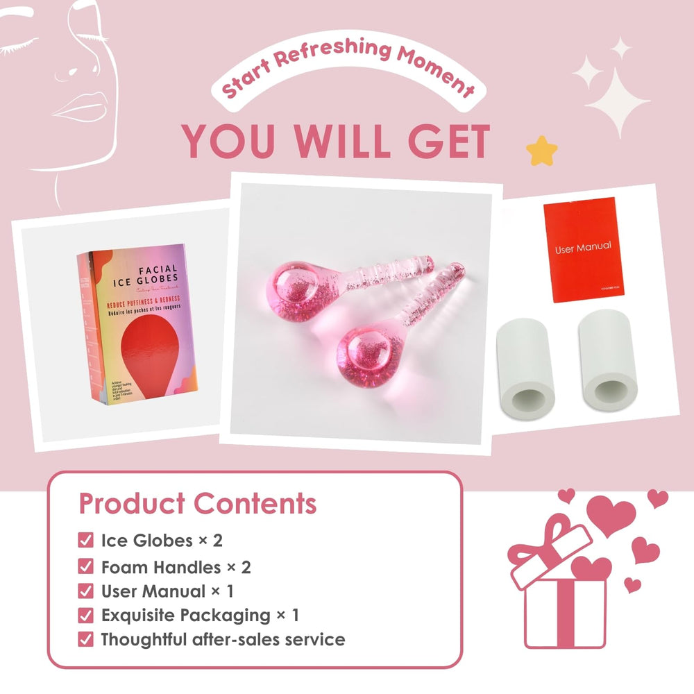 Lazzybeauty Ice Globes gift set ideal for self-care gifting