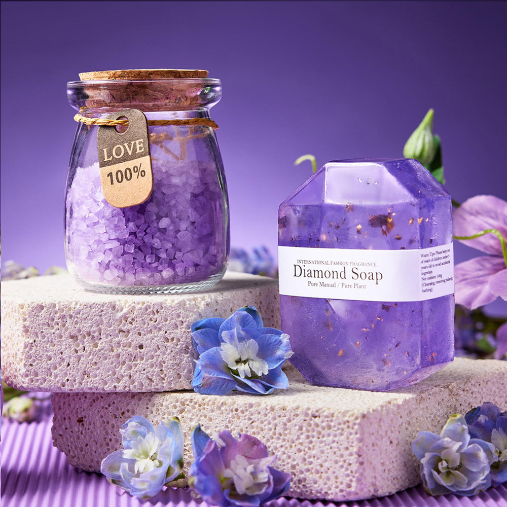 LE CADEAU lavender bath bomb is shown for a refreshing soak after teaching.