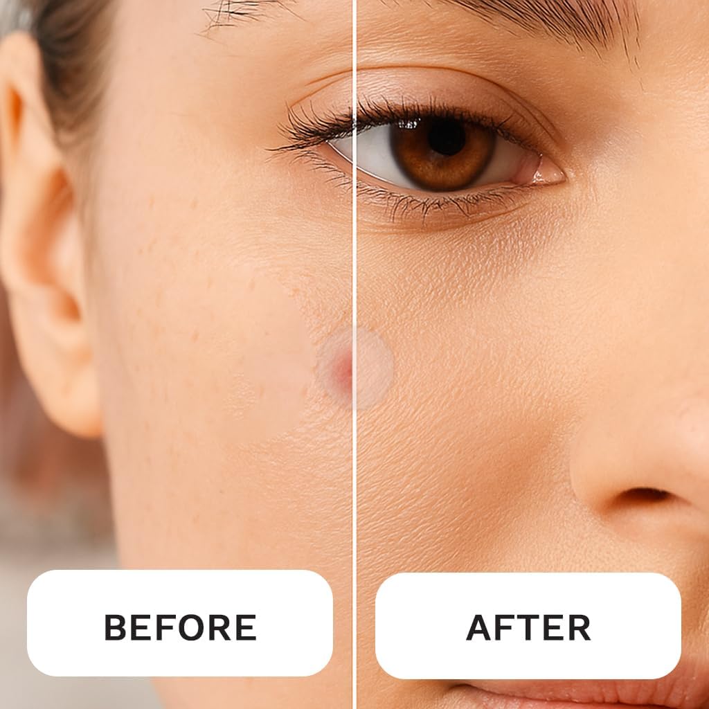 LE GUSHE thick 24-hour barrier patch on skin during daily activities