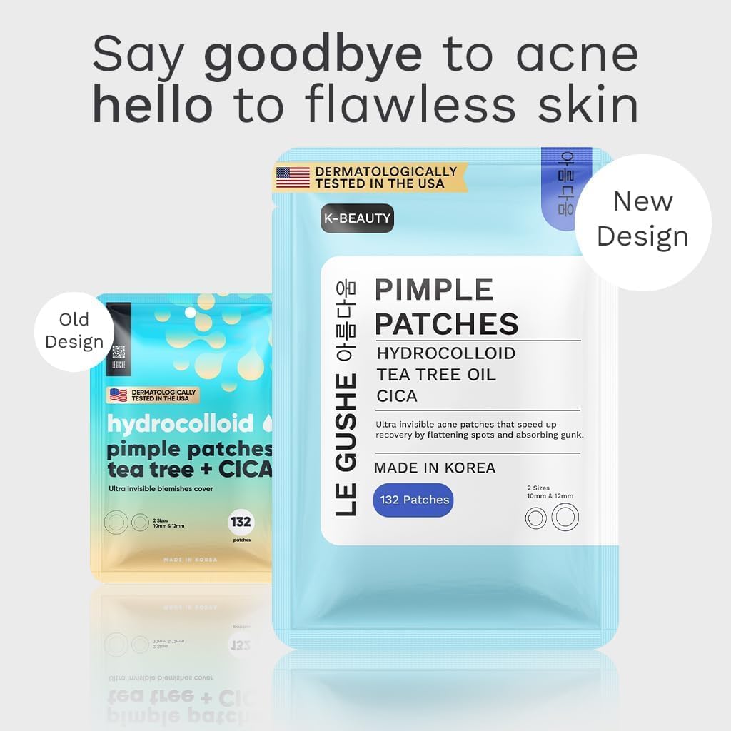 LE GUSHE after-use skin appears calm and smooth