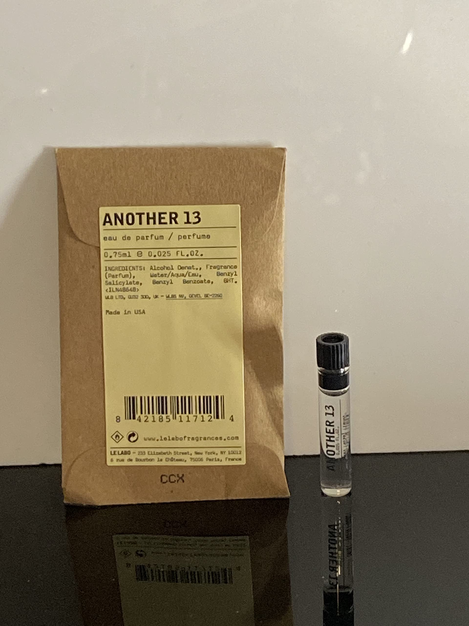Le Labo AnOther 13 dabber sample front view for on-the-go fragrance exploration