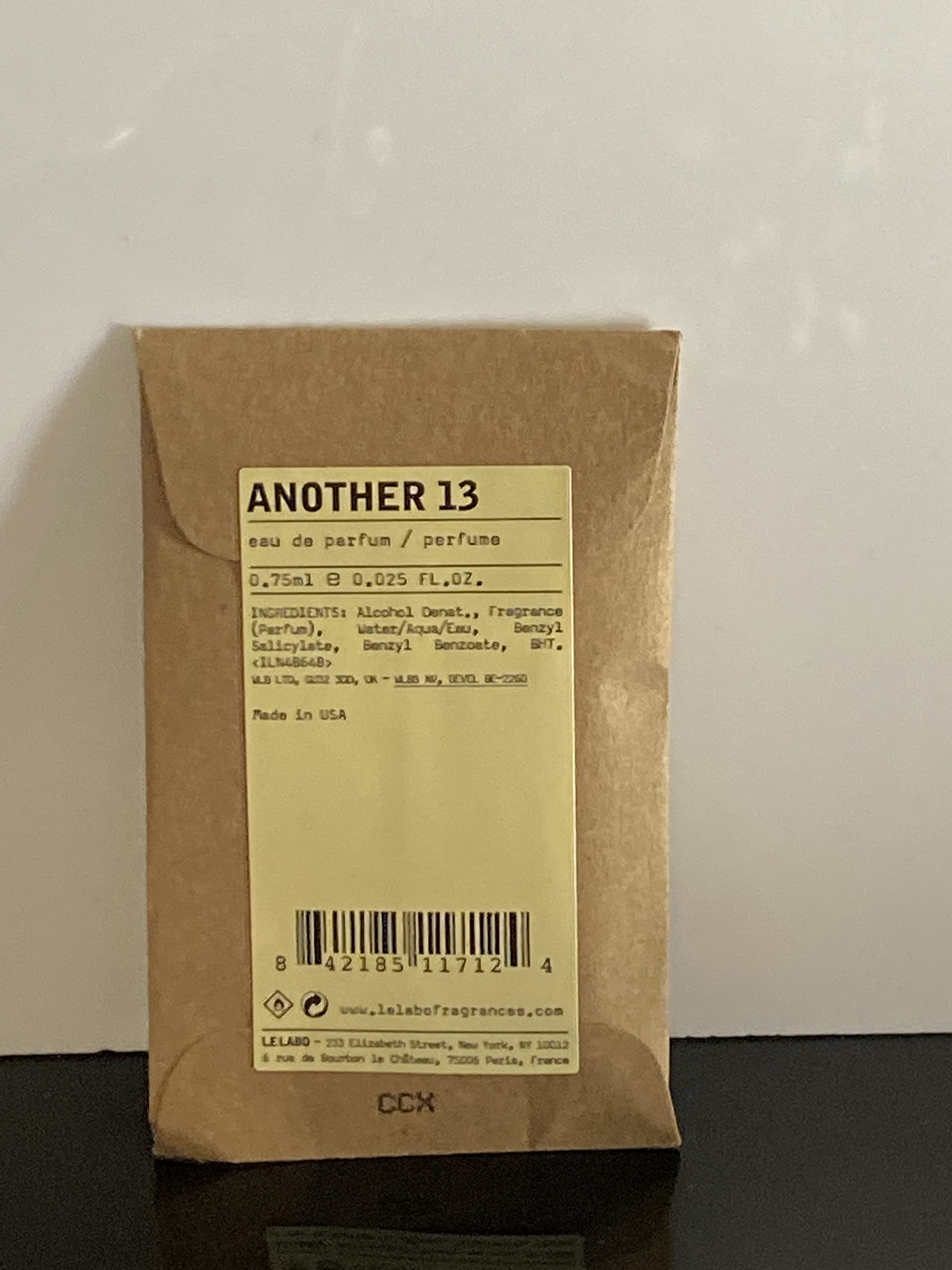 Le Labo AnOther 13 dabber sample side view showcasing travel-friendly size