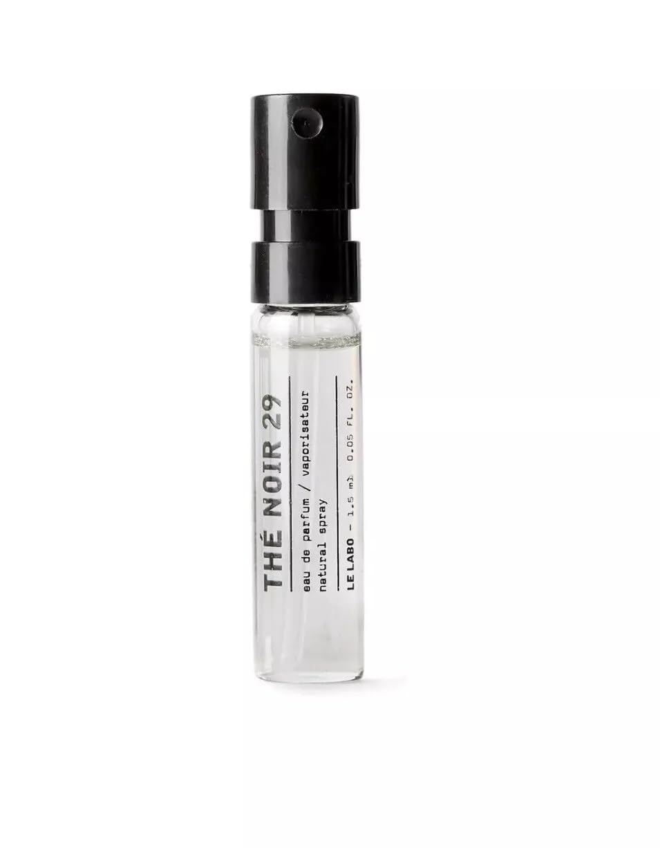 Le Labo The Noir 29 bottle glows with amber tones for a versatile day-to-night fragrance