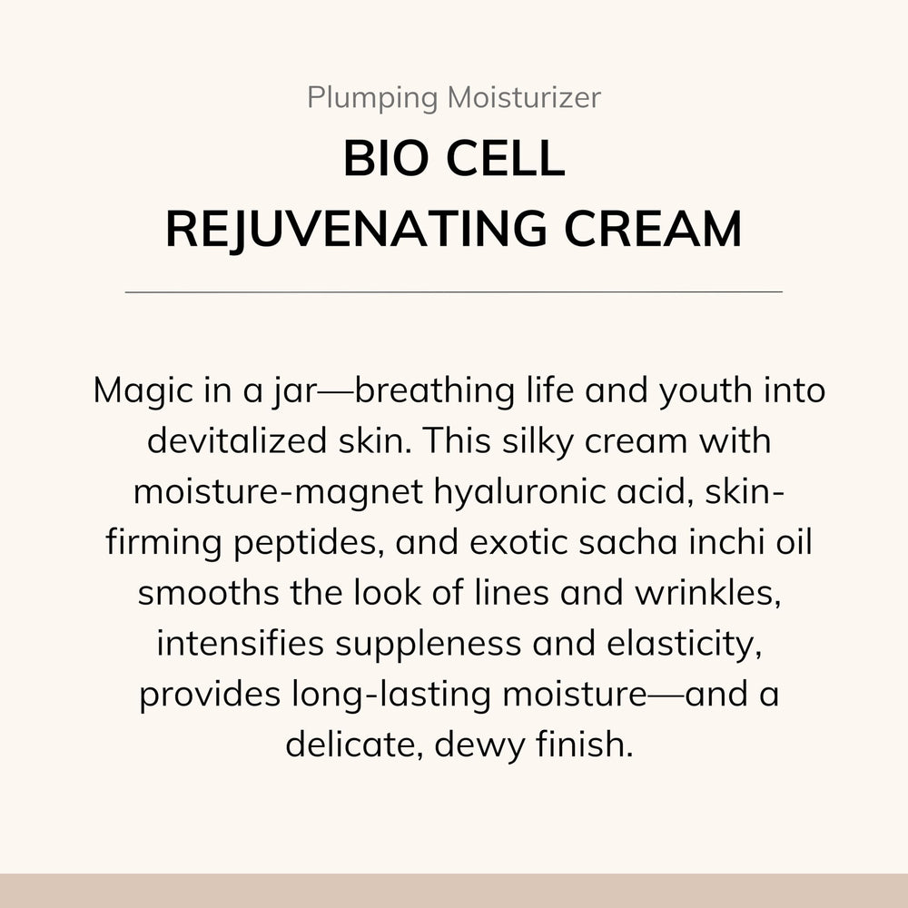 No parabens or sulfates shown on Le Mieux Bio Cell Rejuvenating Cream