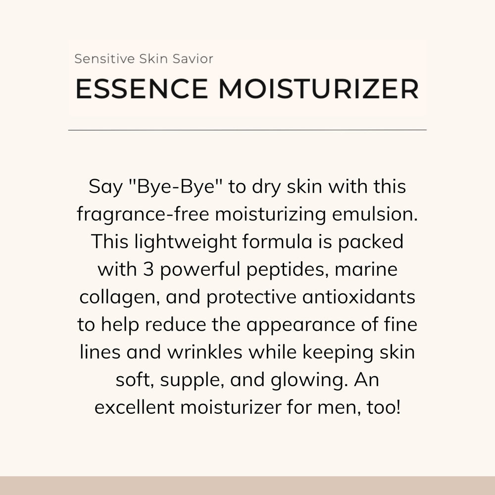 Le Mieux Essence application scene demonstrates fast absorption and non-greasy finish