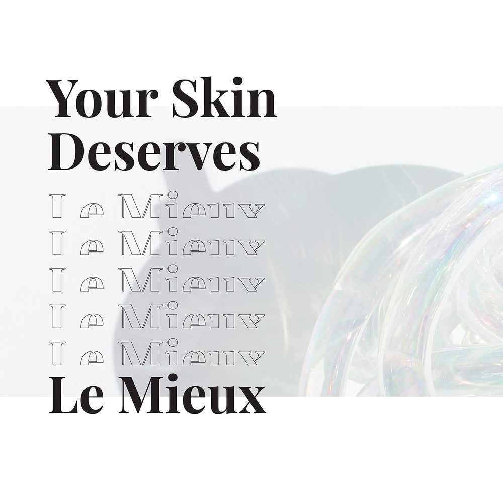 Le Mieux Peptide Foam Cleanser application on skin for glow and softness.