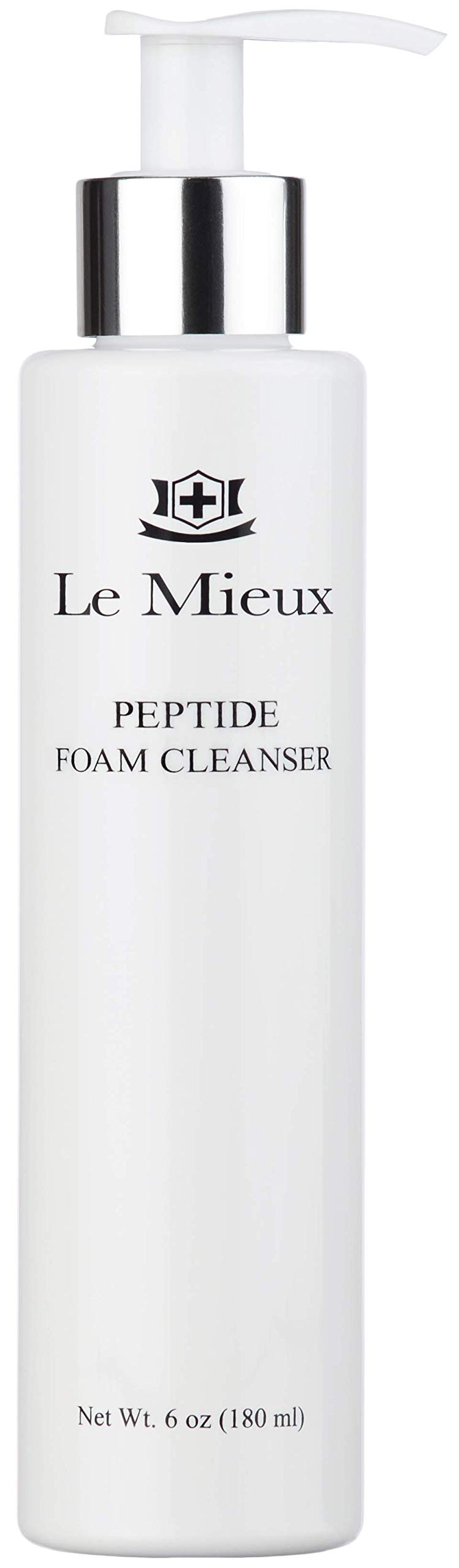 Le Mieux Peptide Foam Cleanser front view shows hydrating, gentle cleanse.