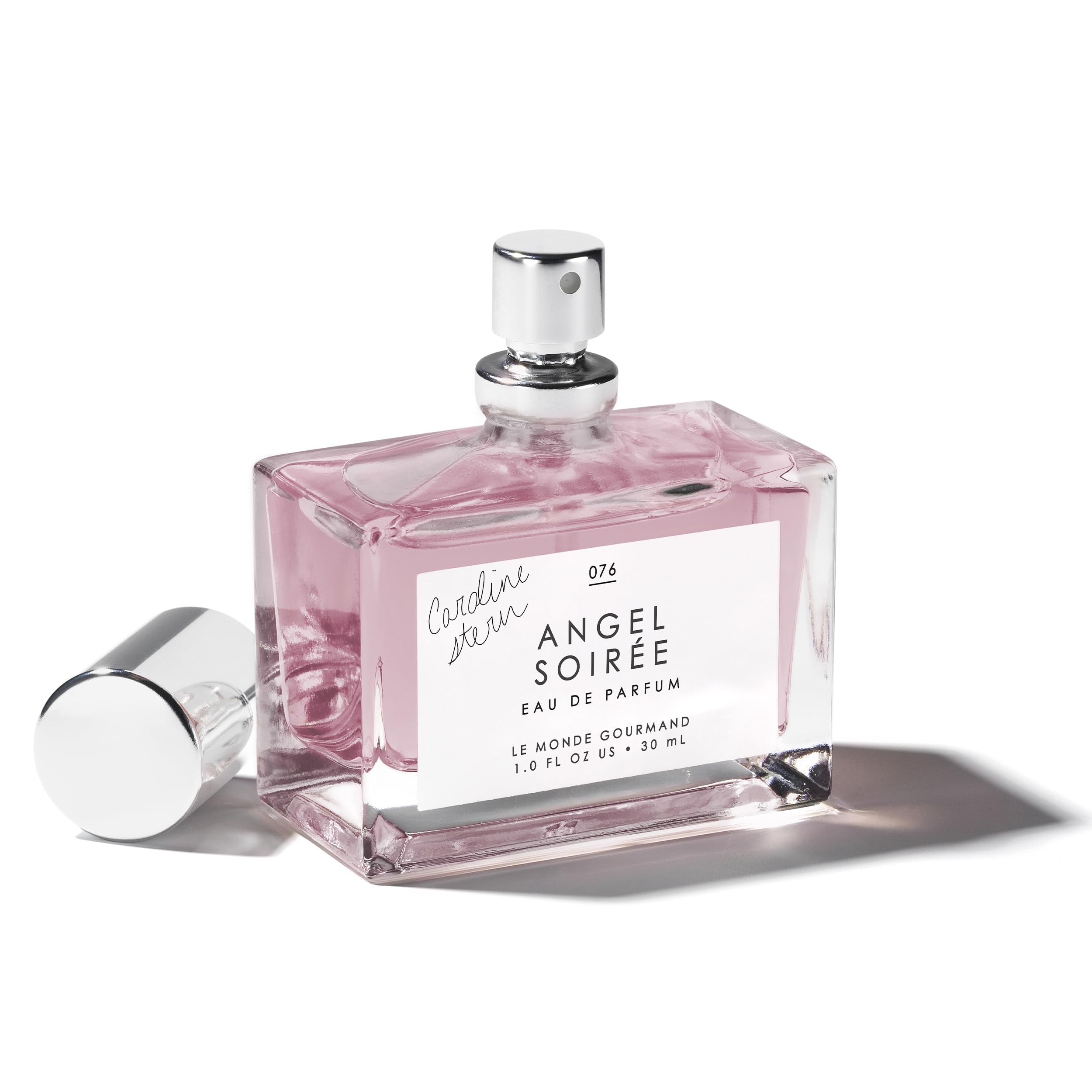 Le Monde Gourmand Angel Soirée label detail highlights note trio.