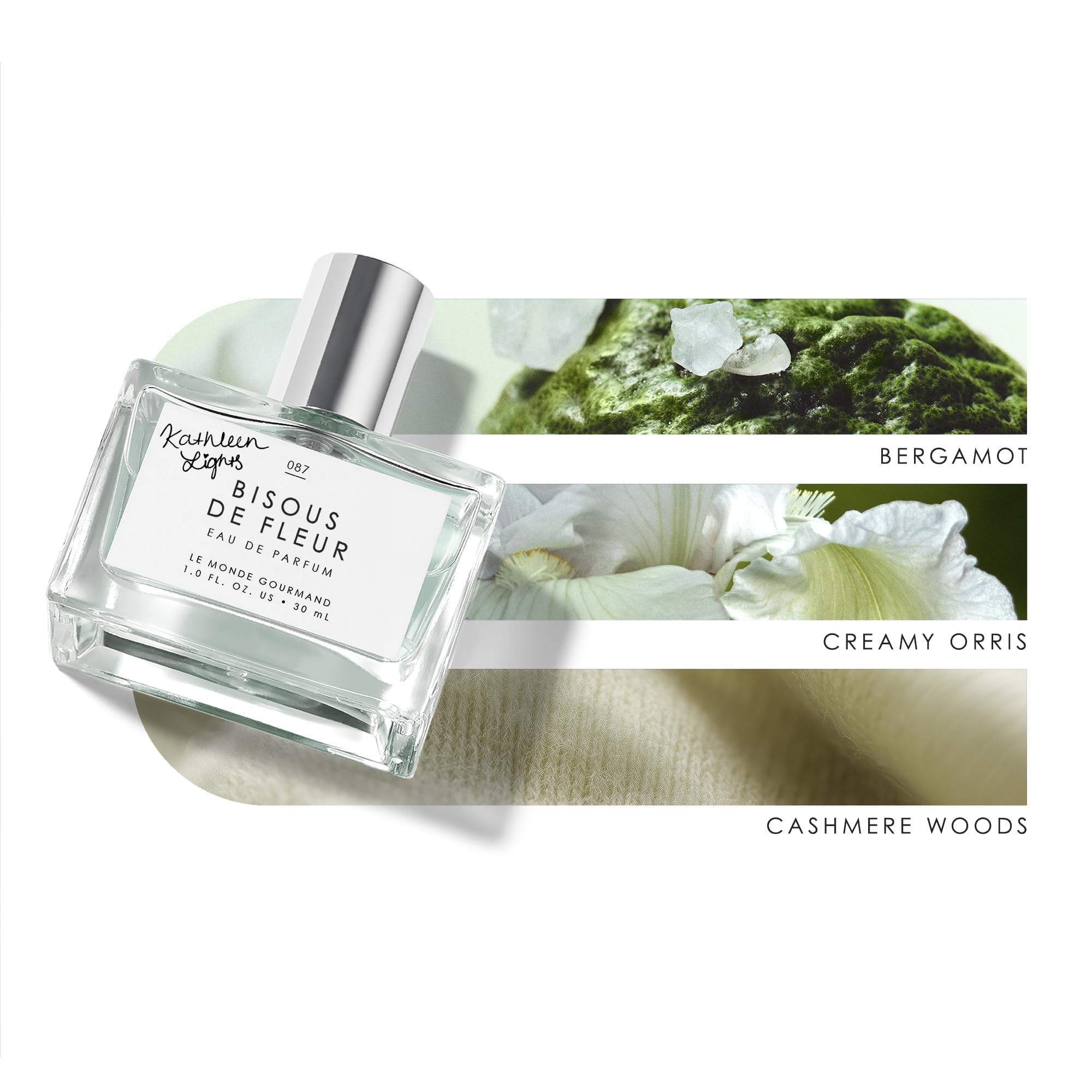 Le Monde Gourmand Bisous de Fleur bottle cap closeup for elegant evening touch