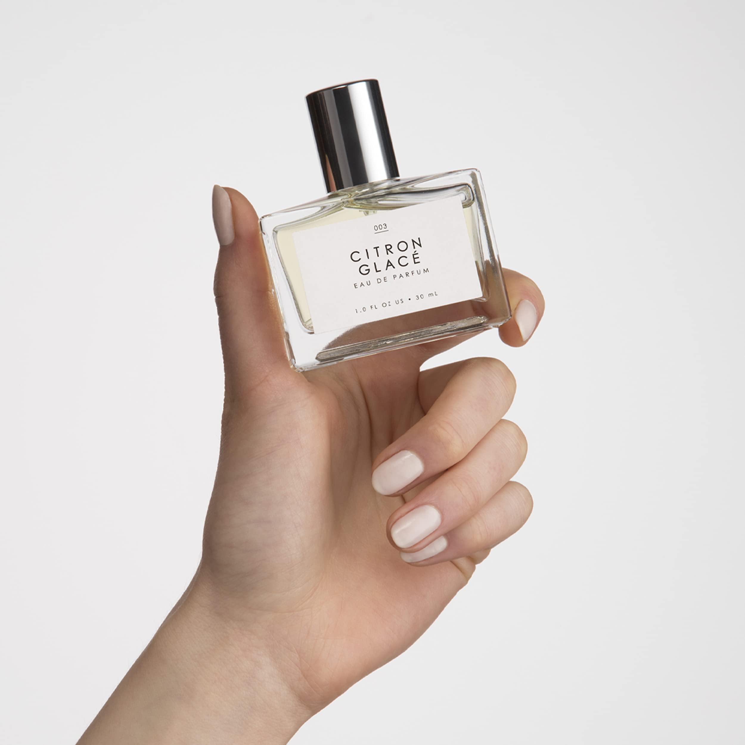 Le Monde Gourmand Citron Glacé vegan cruelty-free badge signals clean beauty choices.