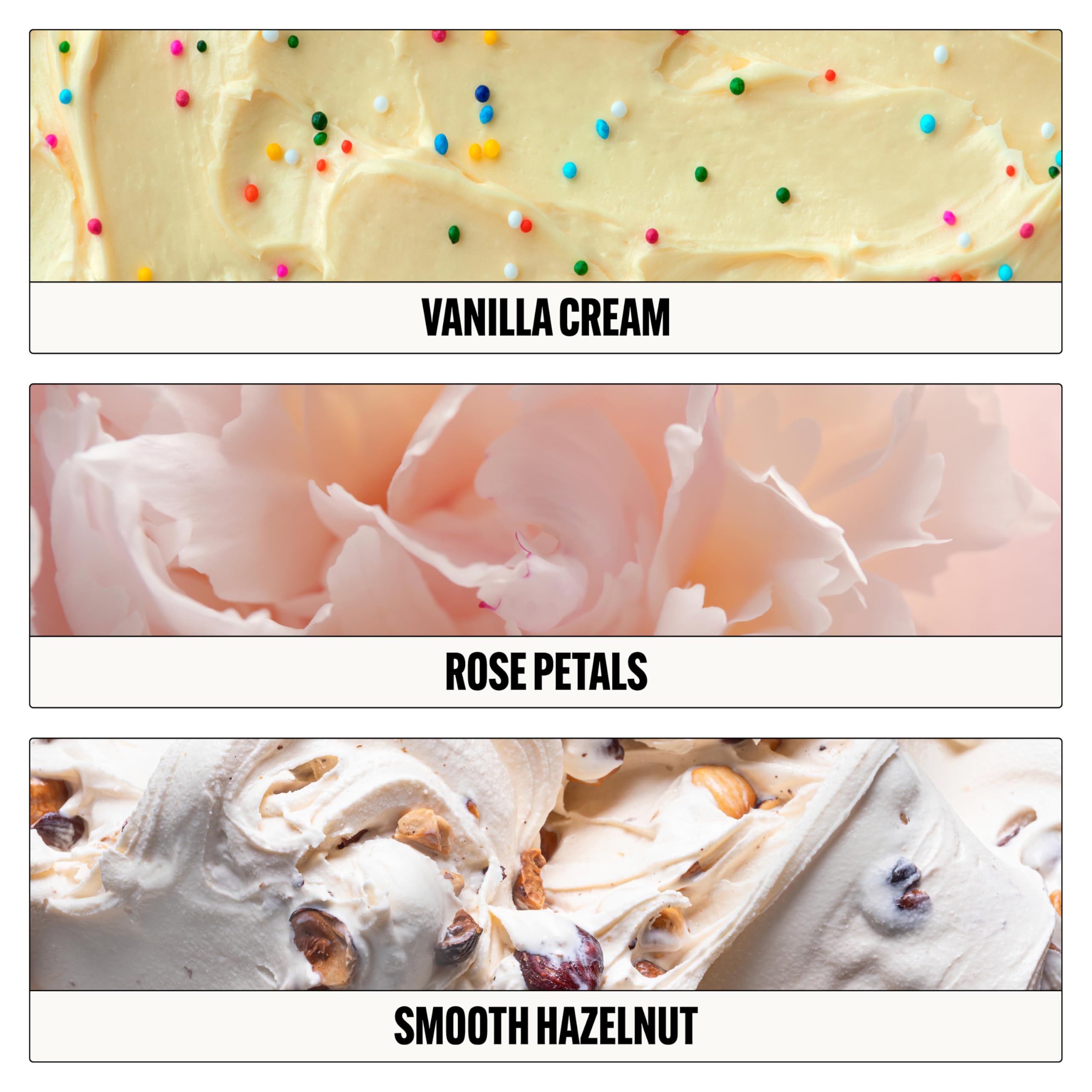 Confetti Dorés birthday cake scent evokes celebratory mood and warm nostalgia.