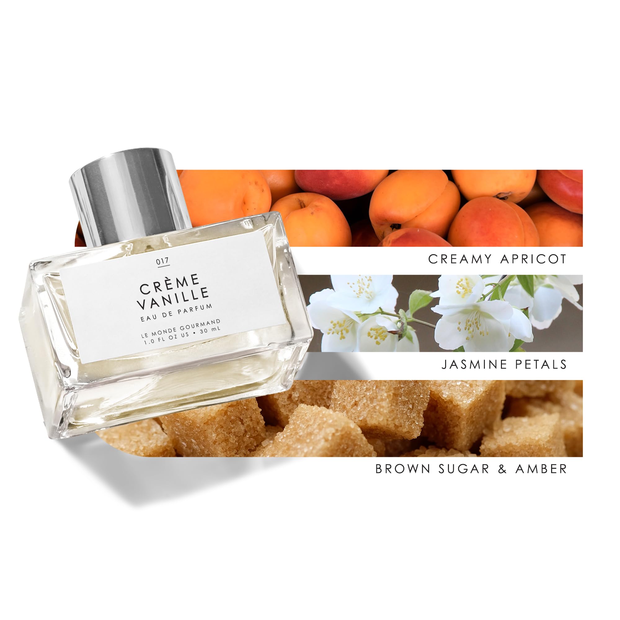 Le Monde Gourmand Crème Vanille amber-brown sugar detail evokes cozy evenings