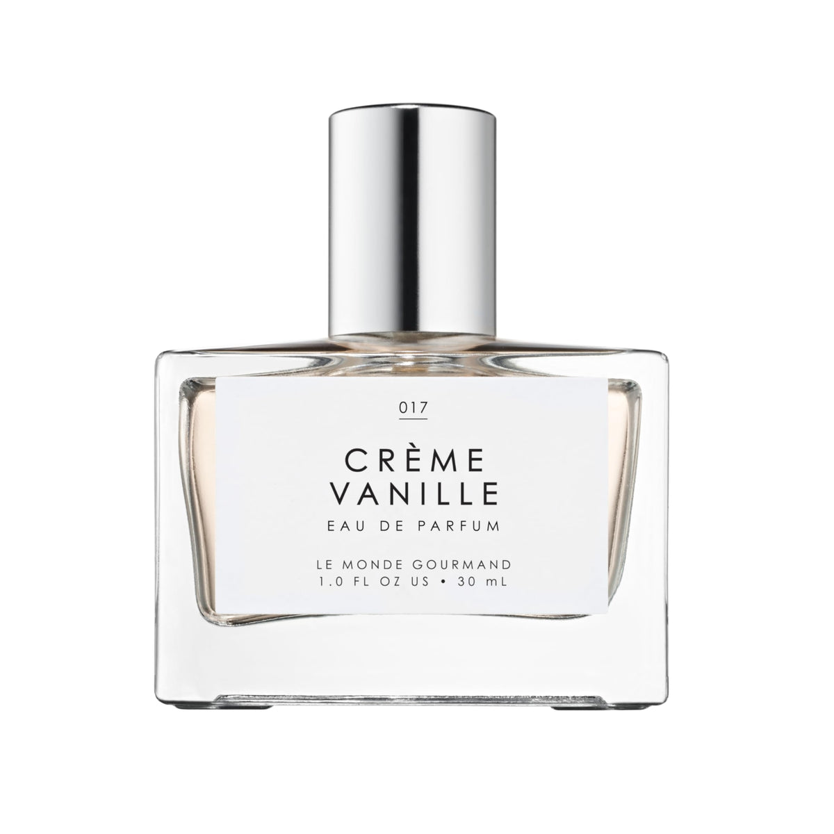 Le Monde Gourmand Crème Vanille spray bottle; warm vanilla for everyday warmth.