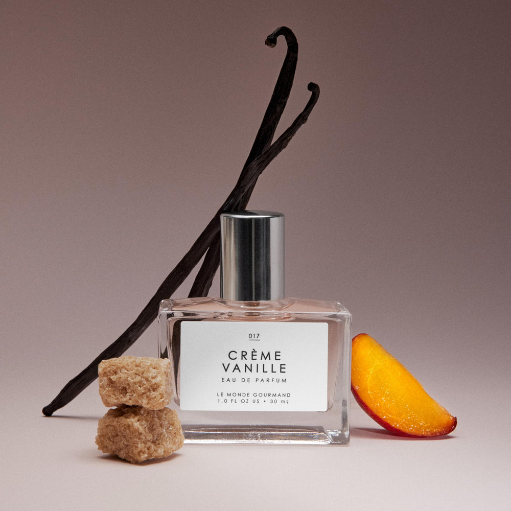 Le Monde Gourmand Crème Vanille vegan-friendly formula; cruelty-free beauty ritual with ethical appeal.