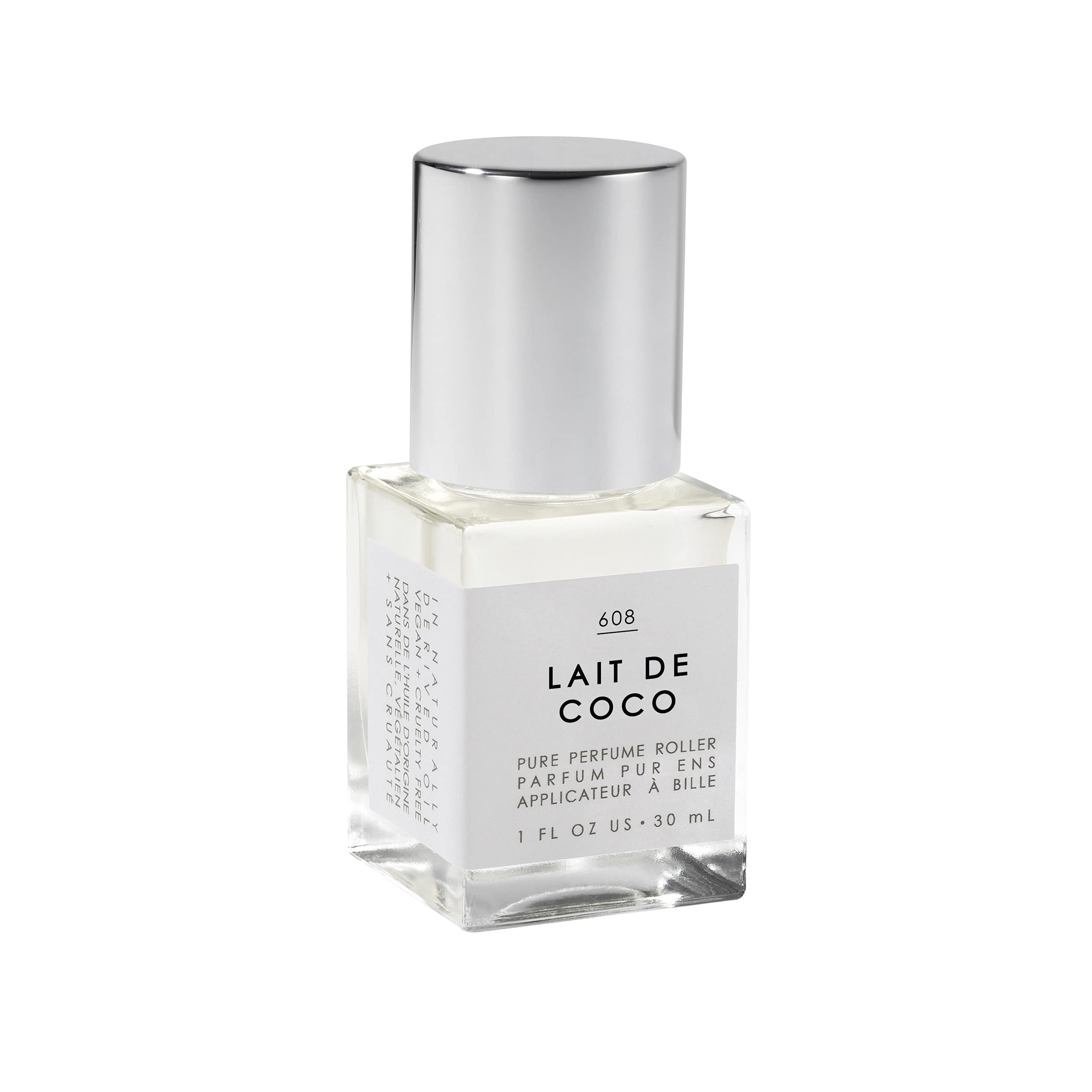 Le Monde Gourmand Lait de Coco Perfume Oil bottle showcases creamy coconut notes for year-round wear.