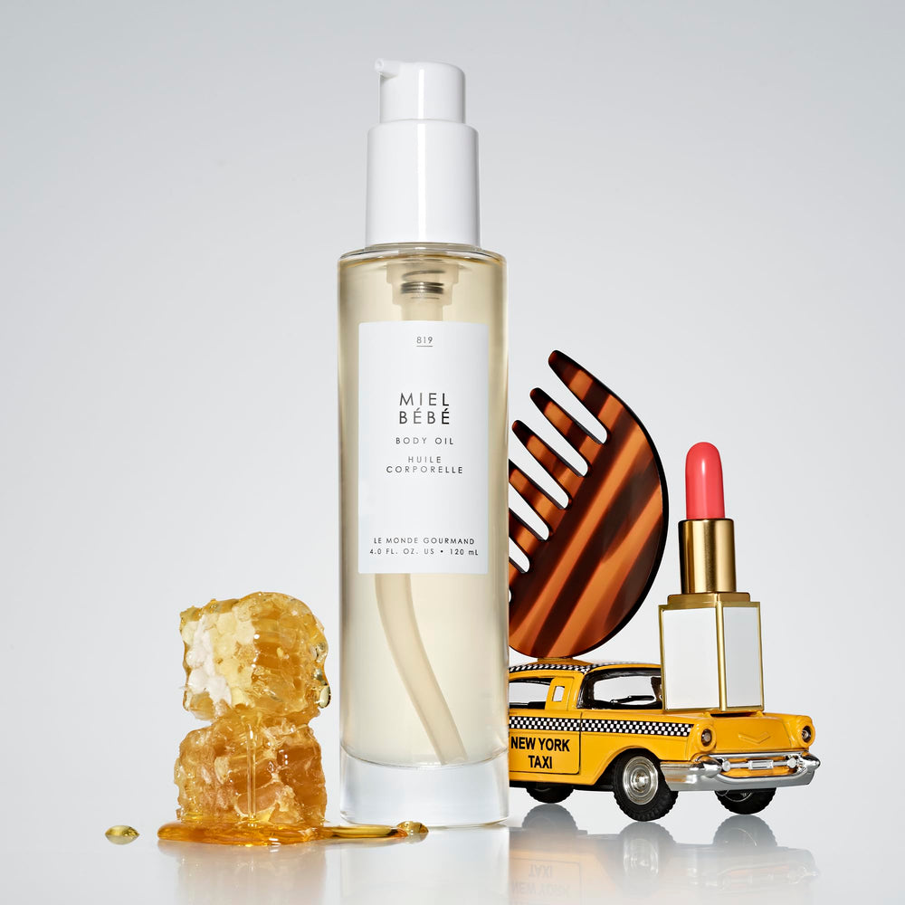 Le Monde Gourmand Miel Bébé floral sandalwood praline notes visual