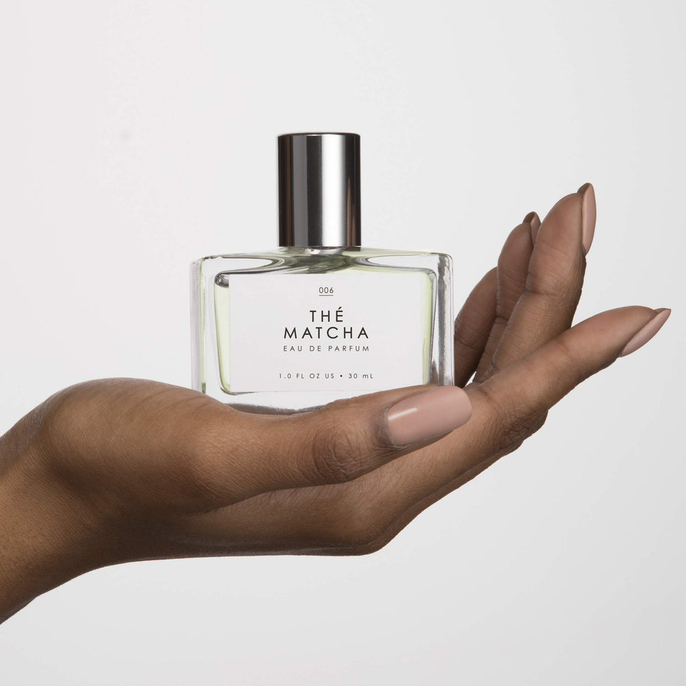 Le Monde Gourmand Thé Matcha green tea note evokes a fresh ritual.